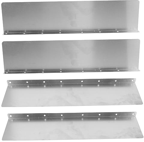 NUOBESTY 4piezas Protectores De Salpicaduras Para Canalones Desviadores De Agua Pluvial Para Tejados Hierro Resistente Fácil Instalación Para Esquinas y Valles De Tejados Casas