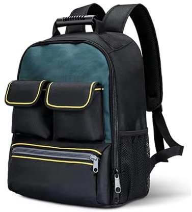 Sac à dos d'électricien professionnel avec Oxford résistant à l'eau et bretelles confortables pour un transport facile des outils