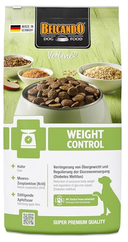 BELCANDO Vetline Weight Control Diätfutter 7,5 kg – Trockenfutter bei Übergewicht & Diabetes Mellitus | Kalorienreduzierte Rezeptur, Made in Germany