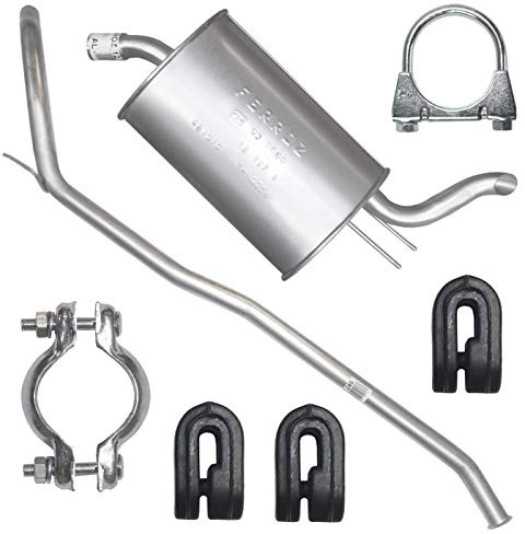 FERROZ Pot d’échappement pour Renault Twingo 1 I 1993-2007 | Tuyau d'échappement et Pot d’échappement arrière, Moteurs : 1.2i | Hayon