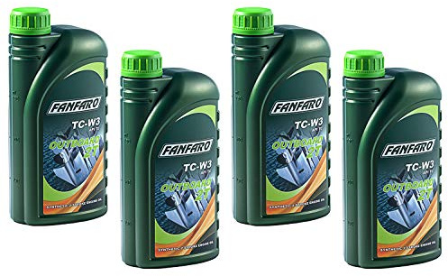 Fanfaro Outboard 2T Zweitakt-Außenbordöl NMMA TC-W3 / API TC Motoröl 4 Liter