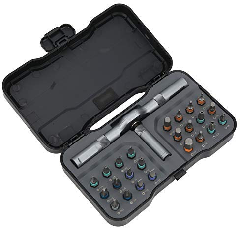 Set di cacciaviti a cricchetto, set di cacciaviti a cricchetto 24 bit struttura leggera e stabile per la riparazione del telefono PC strumento per la vita domestica per la manutenzione