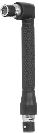 Llave de Tubo Hexagonal en ángulo de 90°, Adaptador de Destornillador de Llave de Tubo de Doble Cabeza de 90 Grados Vástago Hexagonal de 14 Pulgadas en Forma de L, Componentes