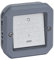 LEGRAND, Plexo New 069728L Wet Room 2-Pin Surface-Mounted Off Switch with Control Function, Integrated Indicator Light, IP55 - IK07, 16 Amps, 250 Volts, Colour: Grey