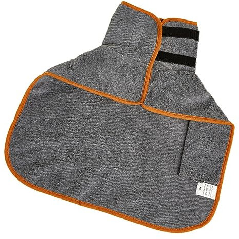 Sosoport Hundebademantel Aus Polyester Bequemer Hundebademantel Für Haustierbadebekleidung Geschmeidige Hundebekleidung