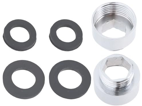 2 adattatori maschio/femmina per rubinetto da cucina, aeratore, connettore per tubi dell'acqua, adattatore per rubinetto