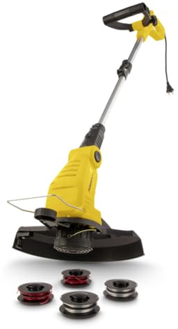 Powerplus Recortadora de Césped y Cortabordes Eléctrica POWXG30036-650 W y 320 mm Ø, Herramienta de Jardín 2 en 1 para su Jardín