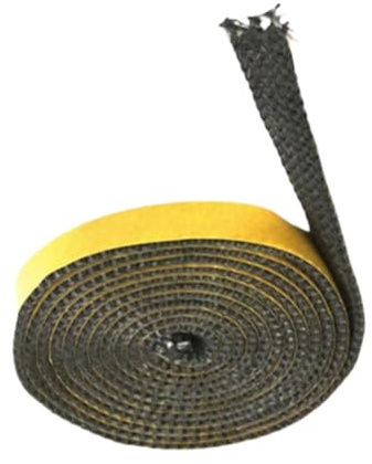 Junta Chimenea La junta de estufas leña reemplaza la cuerda gris las planas for puerta del horno chimenea Junta Puerta Chimenea De LeñA(3mmx15mmx1.5m)