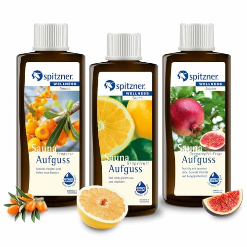 Spitzner Saunaaufguss Set Energie (3 x 190ml)