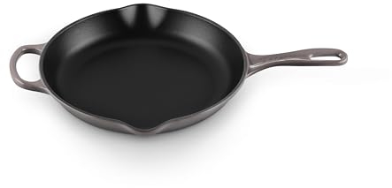 Le Creuset Bratpfanne aus emailliertem Gusseisen, mit Griff, 26 cm, Auster