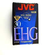 JVC 30-Minuten-VHS-C Camcorder-Tapes (3er-Pack) (TC30EHGBH3)