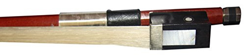 Zest Student Quality 4/4 or 3/4 Full Mounted Round Brazilwood Student Violin Bow (3/4 Size)