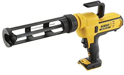 Dewalt 18 Volt Akku-Kartuschenpistole DCE560N (für 300 – 310 ml Kartuschen, hoher Auspressdruck von 454 kg, Vollmetall-Getriebe, präzise Regulierung der Auspressmenge, ohne Akku und Ladegerät)