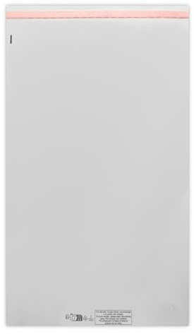 1000 Grand Sachet emballage plastique transparent à fermeture adhésive repositionnable haute brillance 400 x 600 mm+ rabat 40 pochette emballage sachet conditionnement avec texte légal sécurité