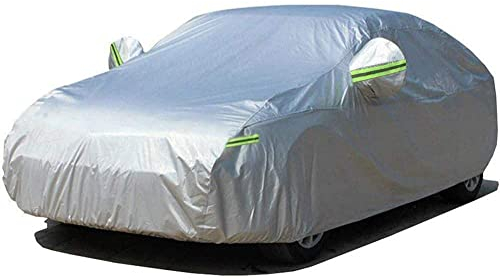 Big Ant universal Autoabdeckung Vollgarage car Cover Abdeckplane Auto Garage Wasserdicht Autoplane Outdoor Staubdicht Autohülle Ganzgarage für universal Auto im Winter & Sommer (490 * 180 * 130 cm)