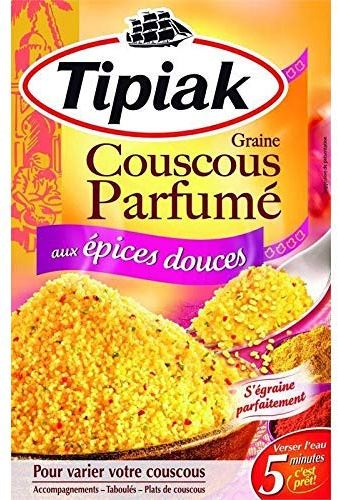 TIPIAK - Couscous Aux Épices Douces 500G - Lot De 4 - Vendu Par Lot