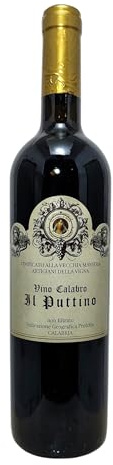 Nobile Rosso – Vino Calabro Il Puttino | Cantina Virelli | Vino Rosso IGP Calabria | Vinificato alla Vecchia Maniera, Non Filtrato, Artigiani della Vigna | Bottiglia 750 ml