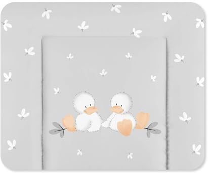 Julius Zöllner® Quack Matelas à langer, 85 x 75 cm, souple, imperméable et lavable, fabriqué en Allemagne, certifié Öko-Tex Standard 100, pour table à langer pour bébé
