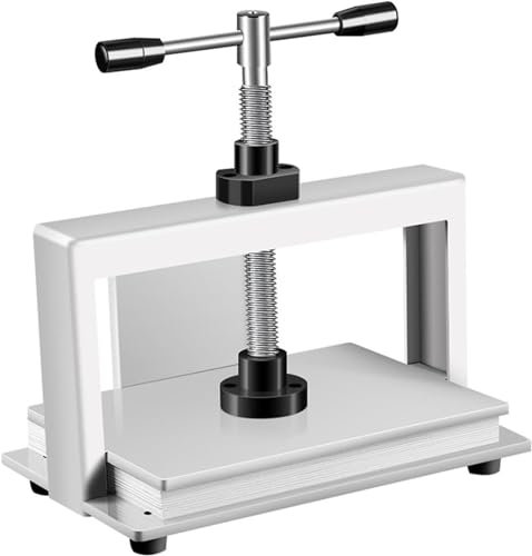 Buchbindepressmaschine, A4/A3-Flachpapierpressmaschine, Papierfalten, Schnelles Abflachen, 1500 Kg Hoher Druck, Für Das Buchbinden Zu Hause, In Der Schule Und Im Büro