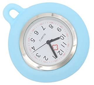 Holibanna Portable Schwesternuhr Unisex Pflegeuhr Mit Clip Leicht Und Praktisch Für Ärzte Outdoor-aktivitäten Und Berufe Hellblau Ohne Lanyard