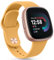 Oumida Armband für Fitbit Versa 3/4 und Sense/Sense 2 - Silikon Sportarmband Ersatz Uhrenarmband für Damen und Herren - Kurkuma