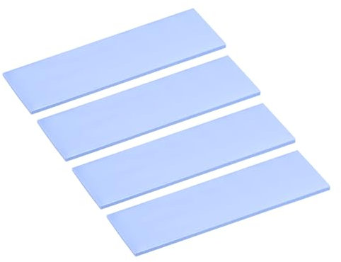 sourcing map 4 Pack M.2 Thermal Pad 70x22x1.5mm for Pc M.2 2280 nvme SSD Heatsink Cooler