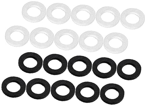 UPKOCH 20stücke Trompeten Ersatz-tastenpads Für Blechblasinstrumente Langlebige Filzunterlagen Für Ventile Kompatibel Mit Trompete Und Posaune Für Musiker Und Anfänger