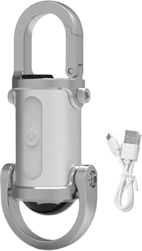 Lumilinks Mini Torch,2025 New Lumilinks Mini Lampe de poche étanche Porte-clés,Lampe torche porte-clés LED,Mini lampe LED porte clés de poche rechargeable par USB,pour l'extérieur,le camping (Blanc)