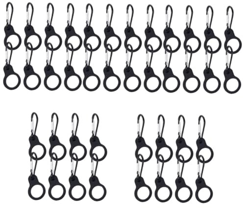 Toyvian 8stücke Flaschenclip Wandern Flaschenhaken Zum Klettern Flaschenschnalle Für Outdoor-aktivitäten Wasserflaschenring Zum Tragen Flaschenhalter Mit Stabilen Clip