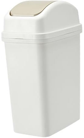 PartyKindom Cubos Basura con Tapa Abatible Cubo Tapa Resistente Bote Basura para Cocina Baño Oficina Diseño Compacto y Capacidad