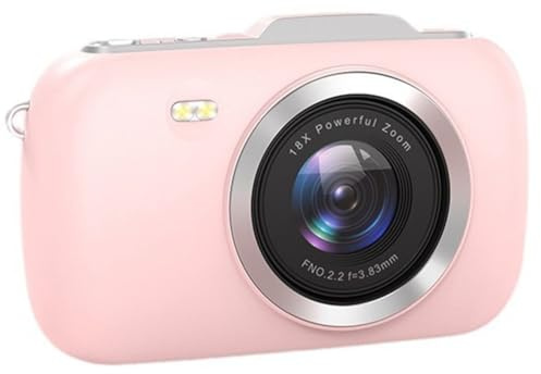 Uxsjakjsd Digital Camera 4K Video Recording 64MP Sensor for Photography Anti-Shake Portable Vlog Camera Travel for Beginners Teenagers