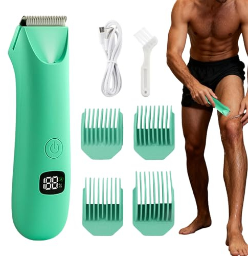 Rasierer zur Körperpflege für Männer, elektrischer Rasierer mit geringem Lärm | Körperhaartrimmer für Männer | für Intimzonen, Schambereich, Rücken, Achseln, Brust, Arme, Beine