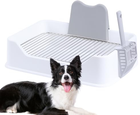 Urinoir pour chiens en intérieur | Toilette dresseur pour animaux de compagnie amovible – Bain intérieur pour chiens | pour nettoyage et entretien à la maison ou au bureau