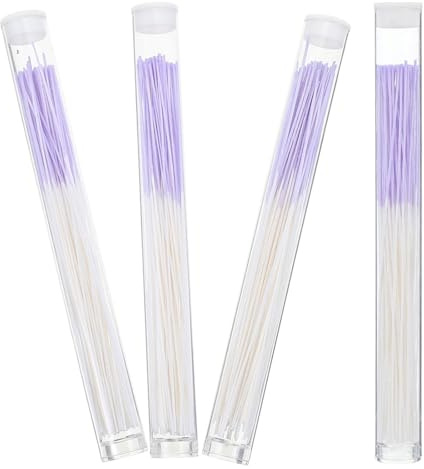 PHENOFICE Kit de Nettoyage Tube de Rangement Inclus 360pcs pour Piercings Oreilles Nettoyage avec Fil de Coton Fin pour Soins Quotidiens