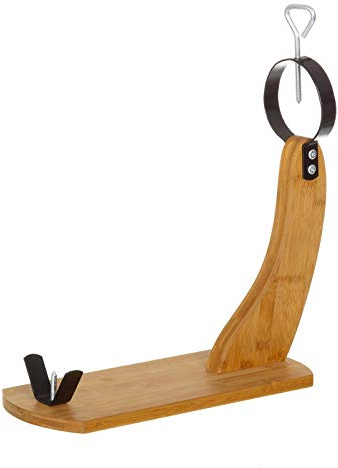 dcasa - Jamonera bambú 45 x 16 x 43 cm .