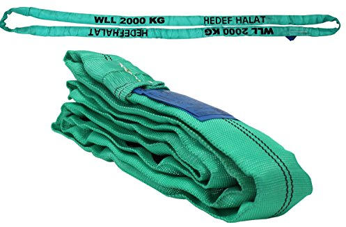 2 Tonnen 2000kg 6 Meter 2t 6m Rundschlinge Bandschlinge Rundschlingen Krangurt Hebeband Hebegurt Schlupp Kranschlinge