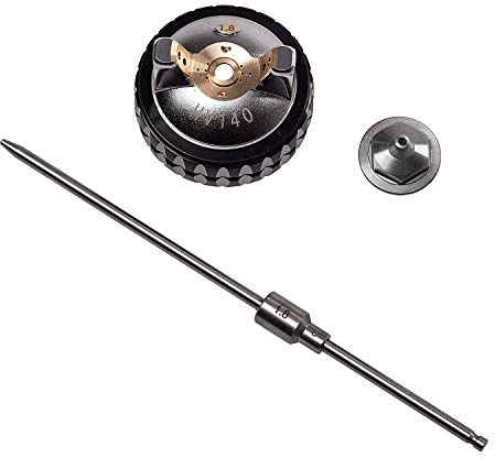 BenBow Ersatzdüse Reparaturset für Lackierpistole PK60 HVLP 1,8mm - Spritzpistole Allzwecklackierpistole Sprühpistole Spraypistole Spray Gun Farbsprühsystem