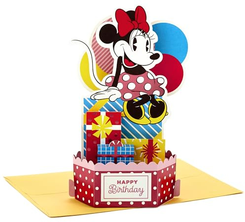 Hallmark Paper Wonder Minnie Mouse Pop-Up-Geburtstagskarte (extra süß)