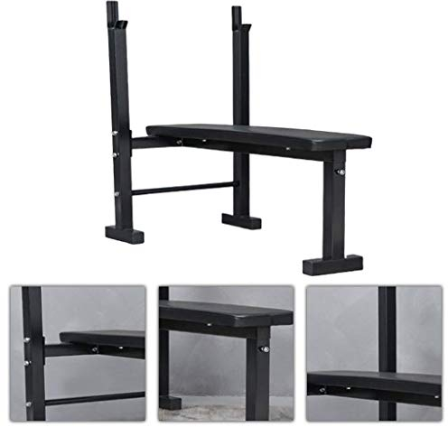 Fitness Squat Rack, Hantelbank, Langhantel, Fitnessgeräte, Multifunktionsbett zum Gewichtheben, Bank, abnehmbar, platzsparend, Rack für Lange und Dicke Gewichte
