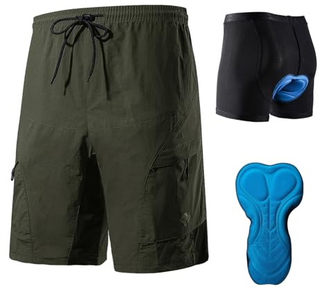 Santic Cuissard Velo Cuissard Cycliste Homme Cuissard VTT ou Velo Route avec Culotte Cyclisme Rembourré Dedans pour Homme - Boden