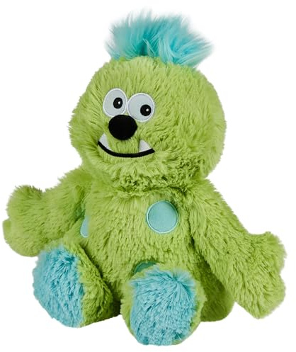 Warmies Plush Green Monster gewichteter Teddy mit französischem Lavendelduft, heiß oder kalt für kühle Entspannung und warme Linderung