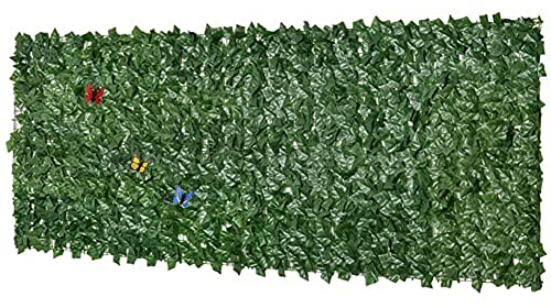 Künstliches Efeu Sichtschutz, Sichtschutz Zaun,Sichtschutz Terrasse,Balkonbespannung Balkonverkleidung 50cm 100cm 150cm 200cm Hintergrundzubehör Für Weihnachtskarneval Party 0829(Size:1.5x14m/4.92x