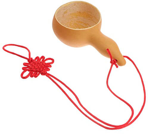 LIFKOME 2pcs Natural Gourd Water Scoop Kitchen Tool Hair Vegetable Washing Capacity