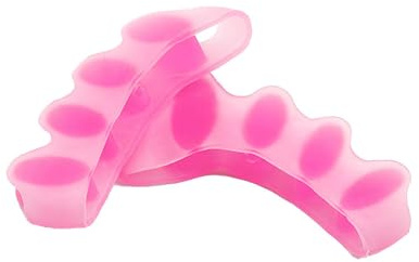 neuleben PerfectToes - Natürlicher Zehentrenner Silikon Zehenspreizer – Flexibler Hallux Valgus Schutz, Zehentrenner zur Korrektur, Fußpflege für Damen und Herren 2 Sätze