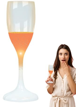 Tasses Led,Flûtes à champagne | Flûte à champagne lumineuse colorée de 120 ml, verres à boire uniques, flûtes à champagne phosphorescentes pour mariages, fêtes de Noël