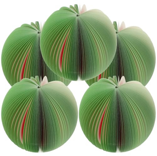 OFFSCH Diy Karton Watermelon Notizblock Süßer Planer Tagesplaner To-do Liste Tragbar Papier Organizer