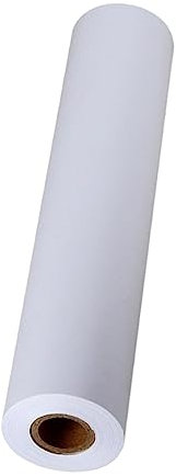 KONTONTY 9m Weiße Zeichenpapierrolle Für Junge Mädchen Stabiles Malpapier Zum Schneiden Kinderfreundliches Bastelpapier Geeignet Für Staffelei Tisch Und Boden Für Stifte Kreide Und Malproje