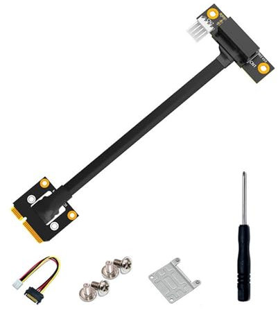 Tarjeta de sonido PCIE a PCIe en miniatura 1X 8X 16X Cable de extensión Tarjeta de sonido PCIE a PCIE en miniatura Adaptador PCIE a PCIE