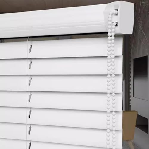 X1NGFU Persiane Veneziane in Alluminio,Veneziana Oscurante Impermeabili,per Privacy,Protezione Solare,Tenda Parasole per Casa,Ufficio,Bagno,Soggiorno,Larghezza x Altezza (160cm x 230cm,White)
