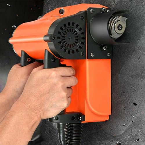 Electric Wall Scraper Planner, 1680W Automatic Planing Machine, Adjustable Depth 0-4mm, 1000-4000r/min for Wall Renovation